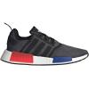 imageadidas Originals Mens NMDr1 SneakerBlackSemi Lucid BlueGlory Red