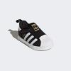 imageadidas Originals Mens Superstar Classic Low Top Sneaker ShoeBlackWhiteGold Metallic