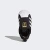 imageadidas Originals Mens Superstar Classic Low Top Sneaker ShoeBlackWhiteGold Metallic