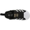 imageadidas Originals Mens Superstar Classic Low Top Sneaker ShoeCore BlackWhiteGold Metallic