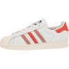 imageadidas Originals Mens Superstar Classic Low Top Sneaker ShoeCrystal WhitePreloved RedClay Strata