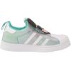 imageadidas Originals Mens Superstar Classic Low Top Sneaker ShoeSemi Mint RushCore BlackFtwr White