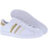 imageadidas Originals Mens Superstar Classic Low Top Sneaker ShoeWhiteGolden BeigeMagic Beige