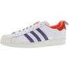 imageadidas Originals Mens Superstar Classic Low Top Sneaker ShoeWhitePurpleRed