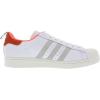 imageadidas Originals Mens Superstar Classic Low Top Sneaker ShoeWhitePurpleRed