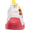 imageadidas Originals Mens Superstar Classic Low Top Sneaker ShoeWhiteVivid RedYellow