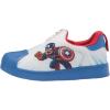 imageadidas Originals Mens Superstar Classic Low Top Sneaker ShoeWhiteWhiteVivid Red