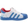 imageadidas Originals Mens Superstar Classic Low Top Sneaker ShoeWhiteWhiteVivid Red