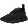 imageadidas Originals UnisexChild NMDr1s SneakerBlackBlackBlack
