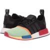 imageadidas Originals UnisexChild NMDr1s SneakerBlackBlackLush Red