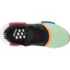 imageadidas Originals UnisexChild NMDr1s SneakerBlackBlackLush Red
