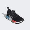 imageadidas Originals UnisexChild NMDr1s SneakerBlackSilver MetallicSolar Red