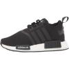 imageadidas Originals UnisexChild NMDr1s SneakerCore BlackWhite