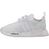 imageadidas Originals UnisexChild NMDr1s SneakerWhiteWhiteCrystal White