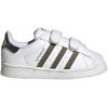imageadidas Performance Superstar 2 CF I Basketball Fashion SneakerWhiteOlive StrataWhite Cross Strap