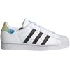 imageadidas UnisexBaby Superstar SneakerWhiteBeam PinkBlack