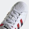 imageadidas UnisexBaby Superstar SneakerWhiteBetter ScarletNight Indigo