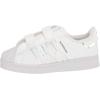imageadidas UnisexBaby Superstar SneakerWhiteWhiteBlack Cross Strap