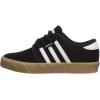 imageadidas UnisexChild Seeley Running ShoeBlackWhiteGum
