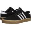 imageadidas UnisexChild Seeley Running ShoeBlackWhiteGum