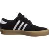 imageadidas UnisexChild Seeley Running ShoeBlackWhiteGum