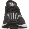 imageadidas UnisexChild Swift Running ShoeCore BlackMetallic SilverWhite