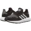 imageadidas UnisexChild Swift Running ShoeCore BlackSilver MetallicWhite