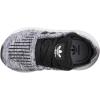 imageadidas UnisexChild Swift Running ShoeWhiteBlackBlack
