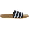 imageadidas Womens Adilette Slide SandalBlackWhiteCorkblack