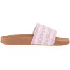 imageadidas Womens Adilette Slide SandalBliss LilacWhiteGum