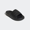 imageadidas Womens Adilette Slide SandalCore BlackCloud WhiteCore Black Ayoon