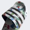 imageadidas Womens Adilette Slide SandalWhiteCore BlackWhite