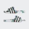 imageadidas Womens Adilette Slide SandalWhiteCore BlackWhite