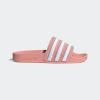 imageadidas Womens Adilette Slide SandalWonder MauveWhiteWonder Mauve