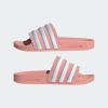 imageadidas Womens Adilette Slide SandalWonder MauveWhiteWonder Mauve
