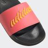 imageadidas Womens Adilette SlideAcid RedFlash OrangeCore Black