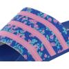 imageadidas Womens Adilette SlideBlueTrue PinkOff Whiteblue