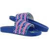 imageadidas Womens Adilette SlideBlueTrue PinkOff Whiteblue