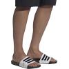imageadidas Womens Adilette SlideFtwwht Cblack Magold
