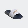 imageadidas Womens Adilette SlideWhiteGold MetallicShadow Navy