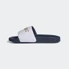 imageadidas Womens Adilette SlideWhiteGold MetallicShadow Navy