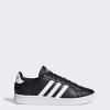 imageadidas Womens Grand Court SneakerBlackWhiteBlack