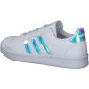 imageadidas Womens Grand Court SneakerFtwr White Silver Met Silver Met