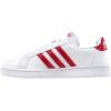 imageadidas Womens Grand Court SneakerWhiteActive PinkLight Granite