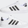imageadidas Womens Grand Court SneakerWhiteBlackWhite