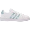 imageadidas Womens Grand Court SneakerWhiteVision MetallicHalo Blue
