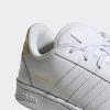 imageadidas Womens Grand Court SneakerWhiteWhiteOrange Tint