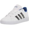 imageadidas Kids Grand Court 20 SneakersFtwr WhiteGreen OxideTeam Royal Blue