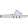imageadidas Mens Adilette Slide SandalLight BlueOff WhiteCloud White