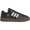 imageadidas Mens Forum Mid SneakerCore BlackIvoryGum